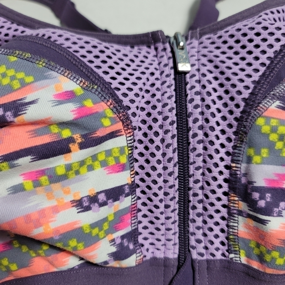 VSX Victoria's Secret Sport Zip Front Bra 34D - Picture 2 of 7